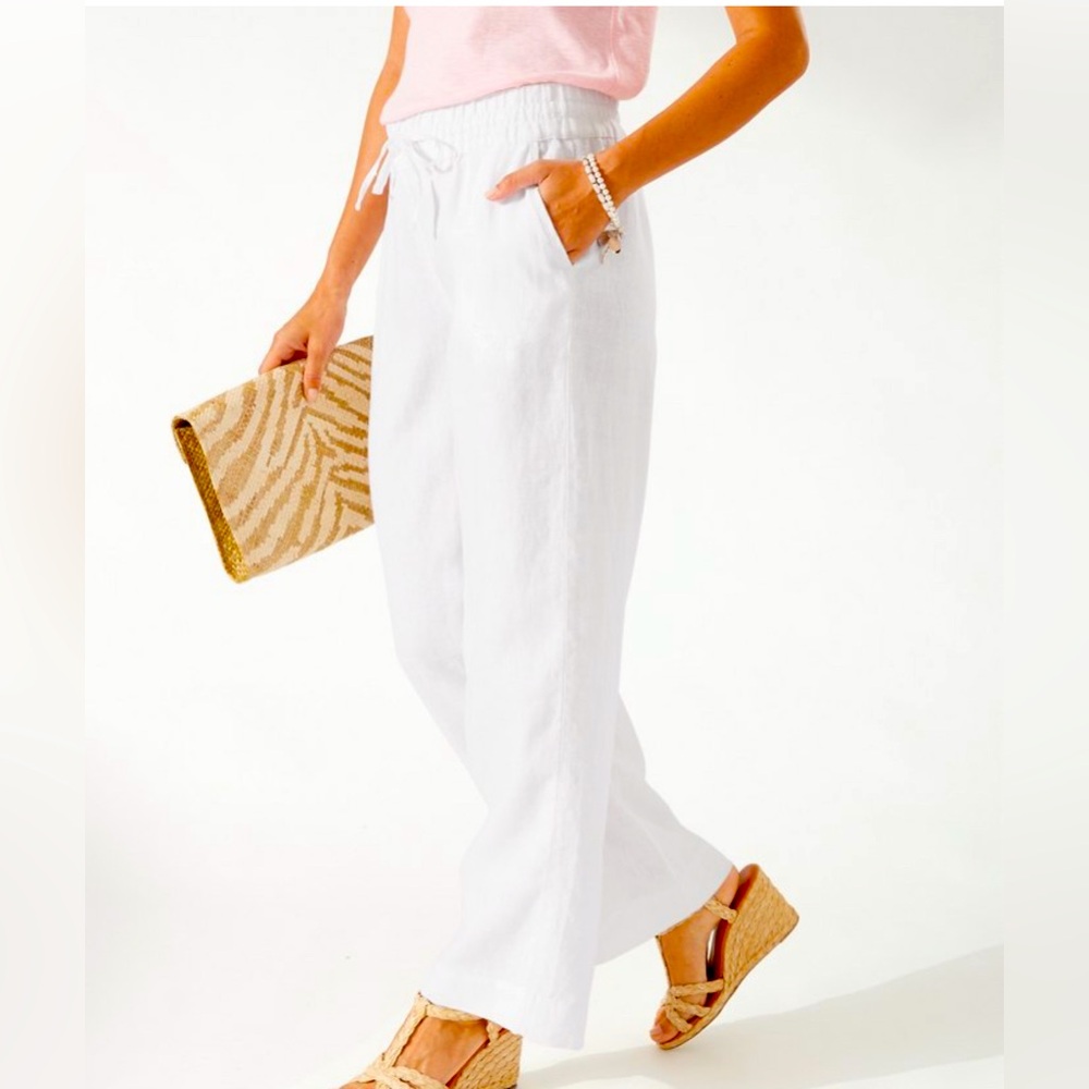 NWT Tommy Bahama White Linen Pants